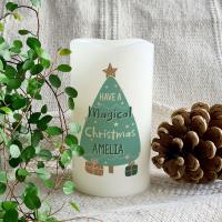 Personalised Have A Magical Christmas LED Candle Extra Image 1 Preview